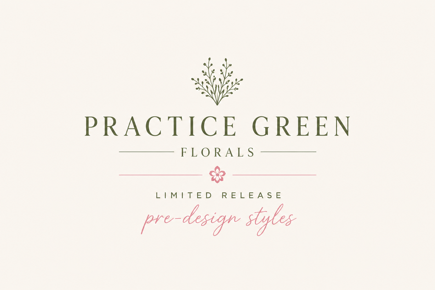 Practice Green Florals - Limited