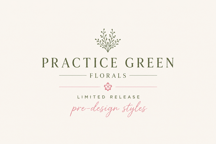 Practice Green Florals - Limited